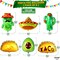 Huge 22 Pcs Taco Bout A Party Decorations | Taco Balloons, Cinco de mayo decorations, Mexican Fiesta Party Decorations | Fiesta Balloons for Taco Party Decorations, Cactus Balloon